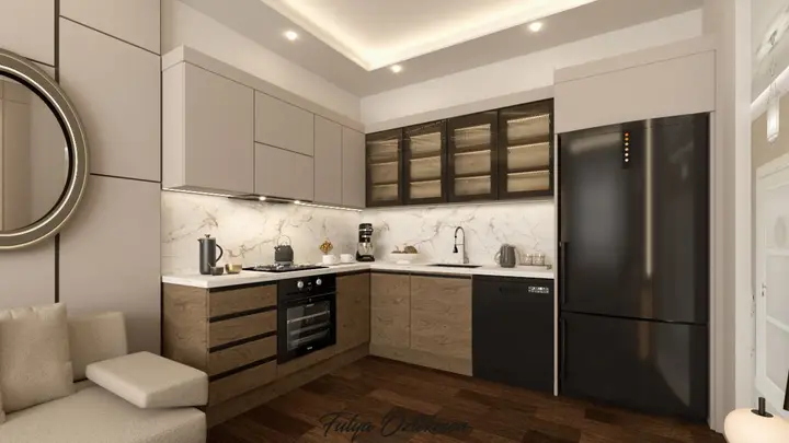MRS GAYRİMENKULDEN MEZİTLİ AKDENİZDE 2+1 SATILIK KAFA DAİRE - fotoğraf 2