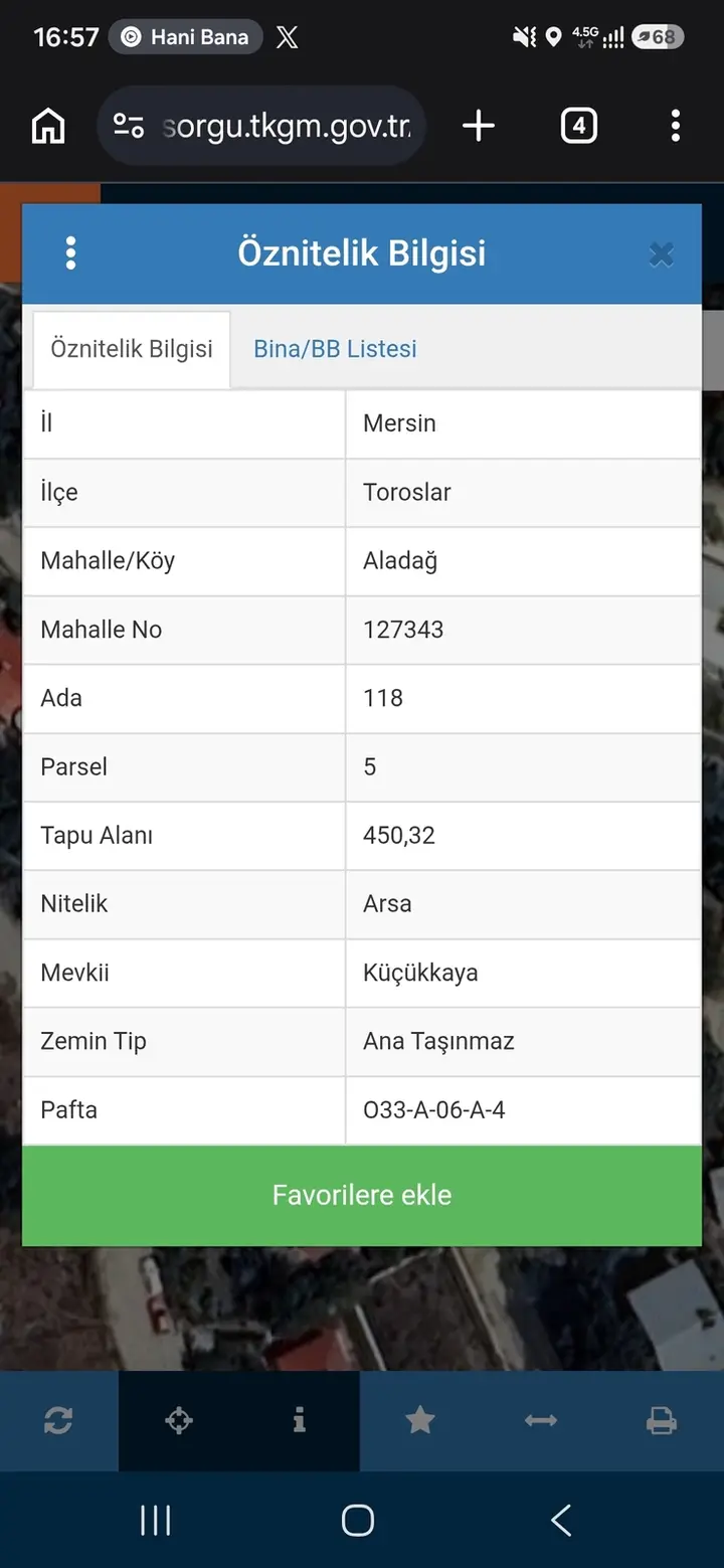 MRS'DEN ALADAĞ 450M2 ARSA + 2 KATLI MÜSTAKİL EV - fotoğraf 2